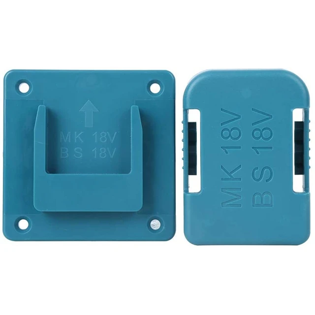 Hot New Makita 18V Batteries Durable Battery Holder Case, Battery Belt Slot Blue