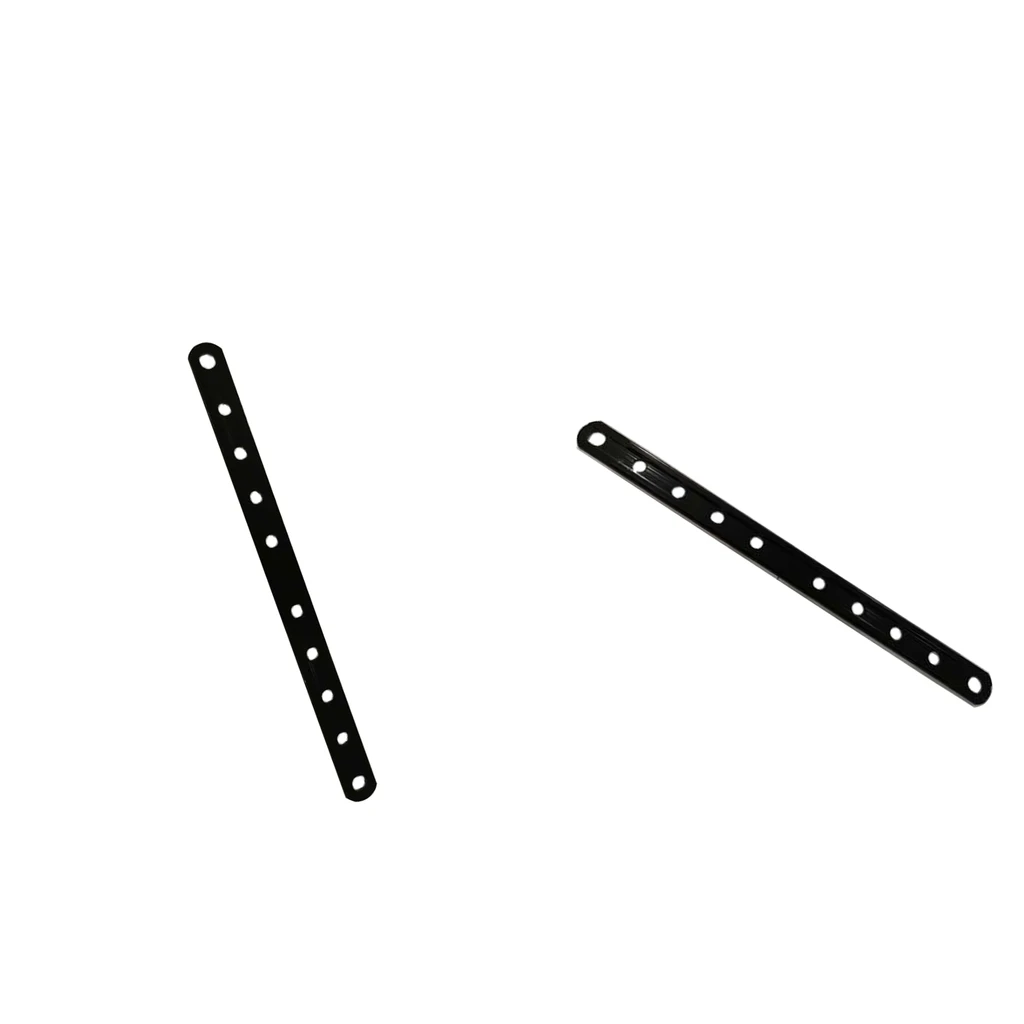 2x Universal Exhaust Silencer Holder For Motorcycle Strap, Black - Length: 30cm