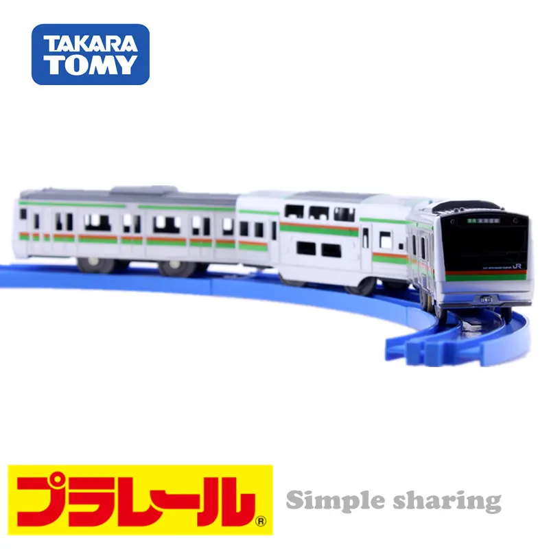 Такара Tomy Pla Rail Plarail S-31 серии E233 Shonan цвет Япония железнодорожный поезд моторизованный Электрический локомотив модель игрушки