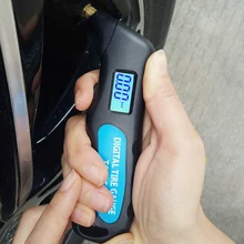 Цифровой автомобильный измеритель давления воздуха в шинах Автомобильный манометр барометр тестер с батареей для автомобиля Цифровой автомобильный измеритель давления воздуха в шинах Автомобильный манометр барометр тестер с батареей для автомобиля