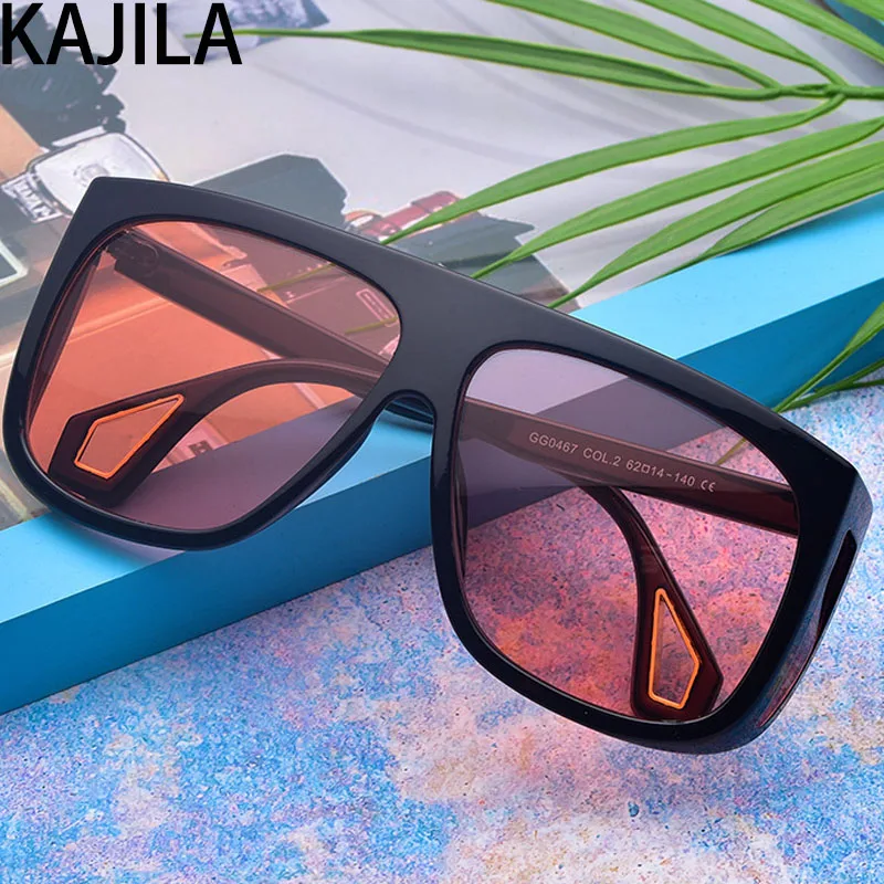 

New Arrival 2019 Square Steampunk Sunglasses Women Brand Designer Black Red with Large Frame Sun Glass Ladies 0467