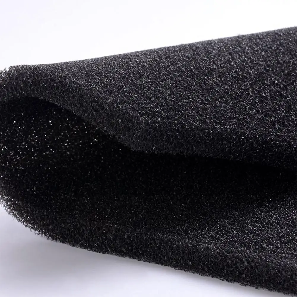 

Fish Tank Water Purified Filter Black Biochemical Foam Aquarium Pond Sponge Filtration Pad Material