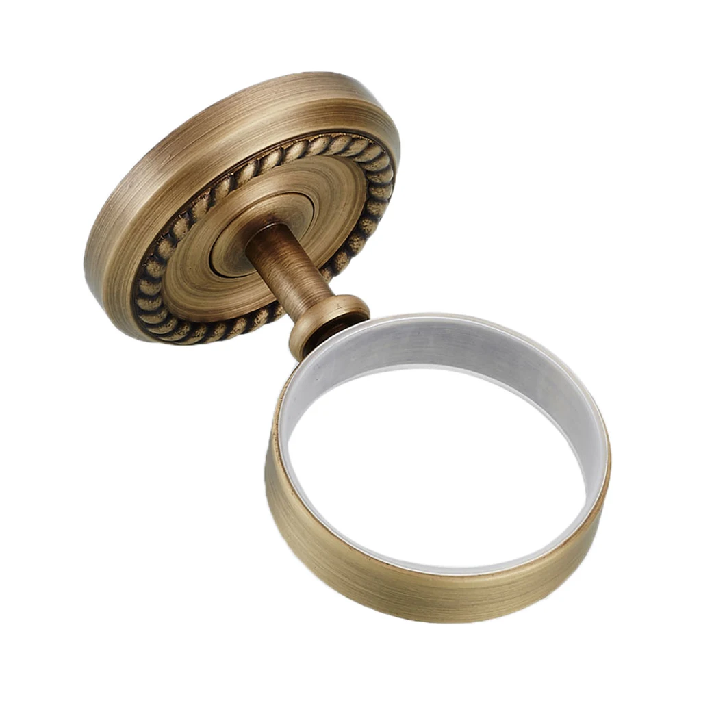 Bathroom Accessories Single Tumbler Holder Antique Brass Cup Storage Rack