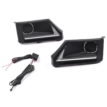 

Car Bumper Headlight for Toyota RAV4 2020 Headlight Car Accessories LED Daytime Running Light DRL