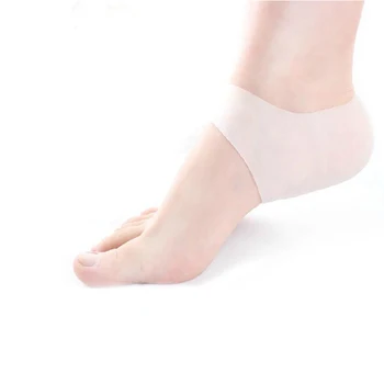 

New Light Thin Unisex Silicone Gel Heel protector Soft Elastic Relieve Pain Protection Cover Cracked Foot Moisturizing Feet Care