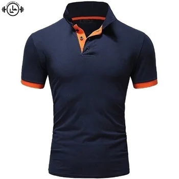 

Men's training exercise Brand Golf Polos Shirts Quick Dry Slim Short Sleeve T-Shirt sports Men Training Running T Shirt #DT01