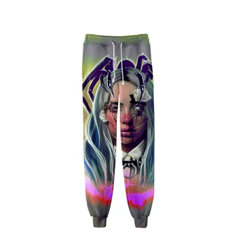 

American singer Billie EIlish 3D casual pants ladies / men's sweatpants 3D print Billie EIlish girl / boy autumn fashion pants