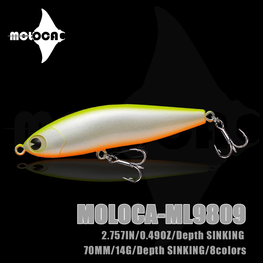 

Fishing Lure Pencil Sinking Weights 14g 70mm Accessories Winter Isca Artificial Lures Pesca Leurre Brochet Fish Equipment Angeln