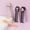 Hair Brush Women Anime Cosplay Demon Slayer Mini Metal Comb Anti-static Hairdressing Beauty Tools Salon Accessaries Decoration 3