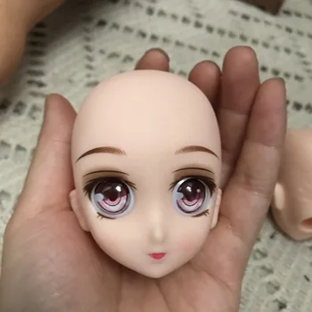 

4cm head of Salon mini baby head makeup yourself comic and animation doll head