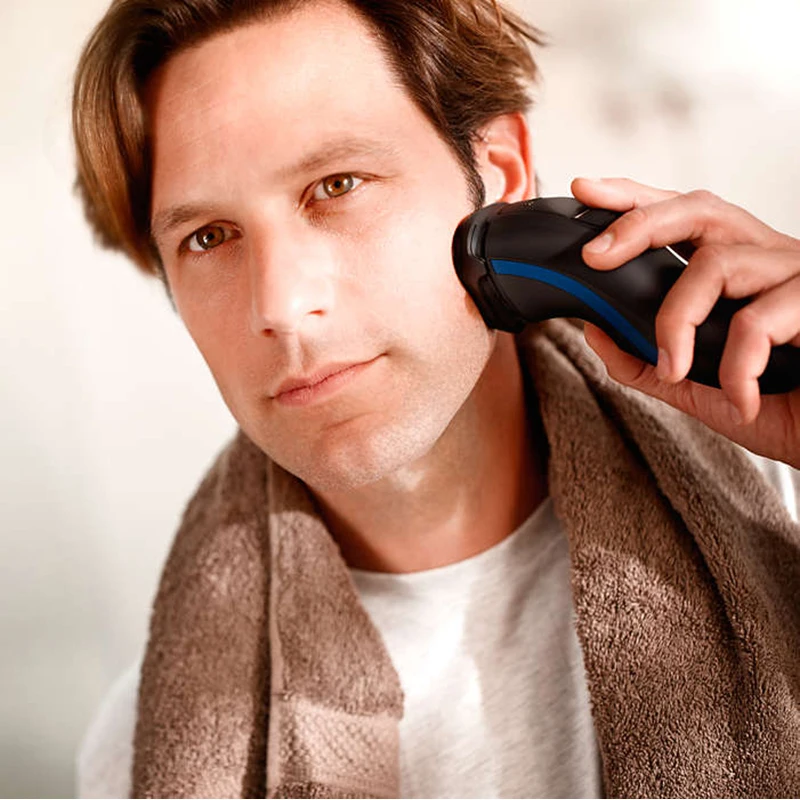 Philips S1560/81 Norelco бритва 2100 электробритва с лезвий CloseCut Системы в 4 направлениях головки Flex для Для Мужчин's электрическая бритва