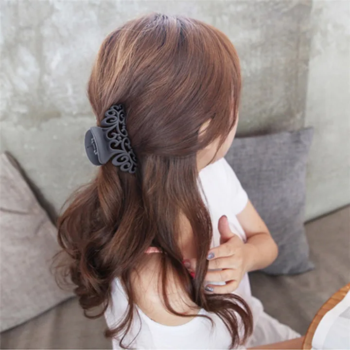 2  Acrylic King Size Shower Hair Clip Headwear Women Simple Hairpin Wild Adult Female Top Clip Party Supplies ​​Gift To The Guests