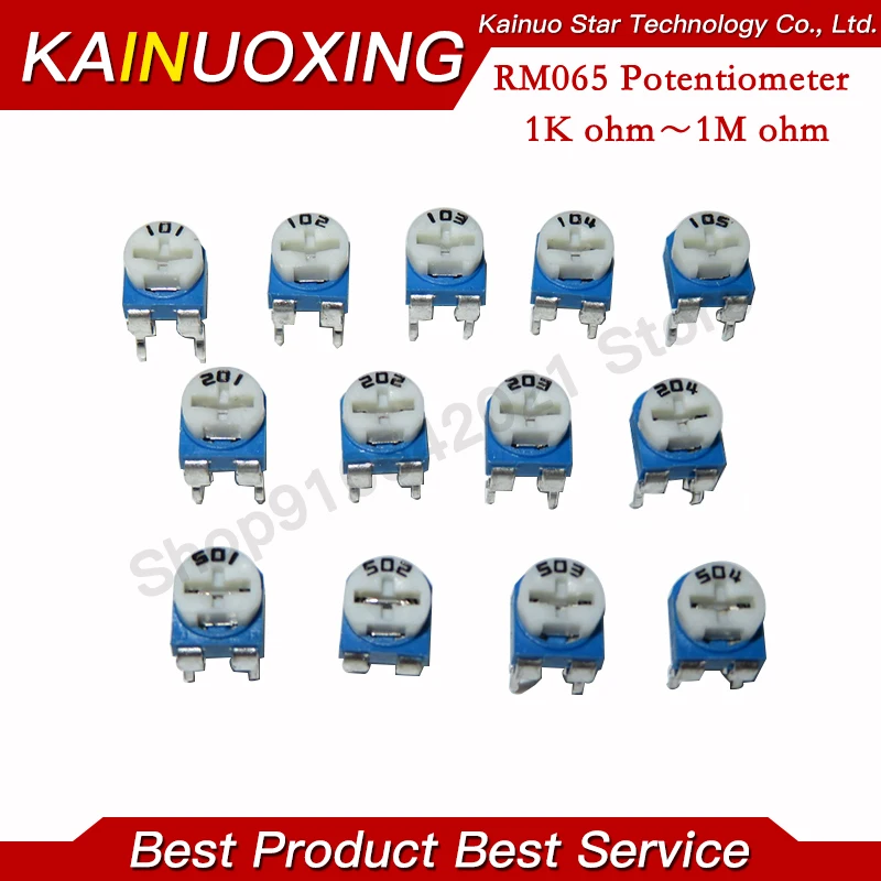RM065 RM-065 100-1M ohm Trimpot Trimmer Potentiometer variable resistor 20pcs Trimmer Potentiometer Adjustable Resistor