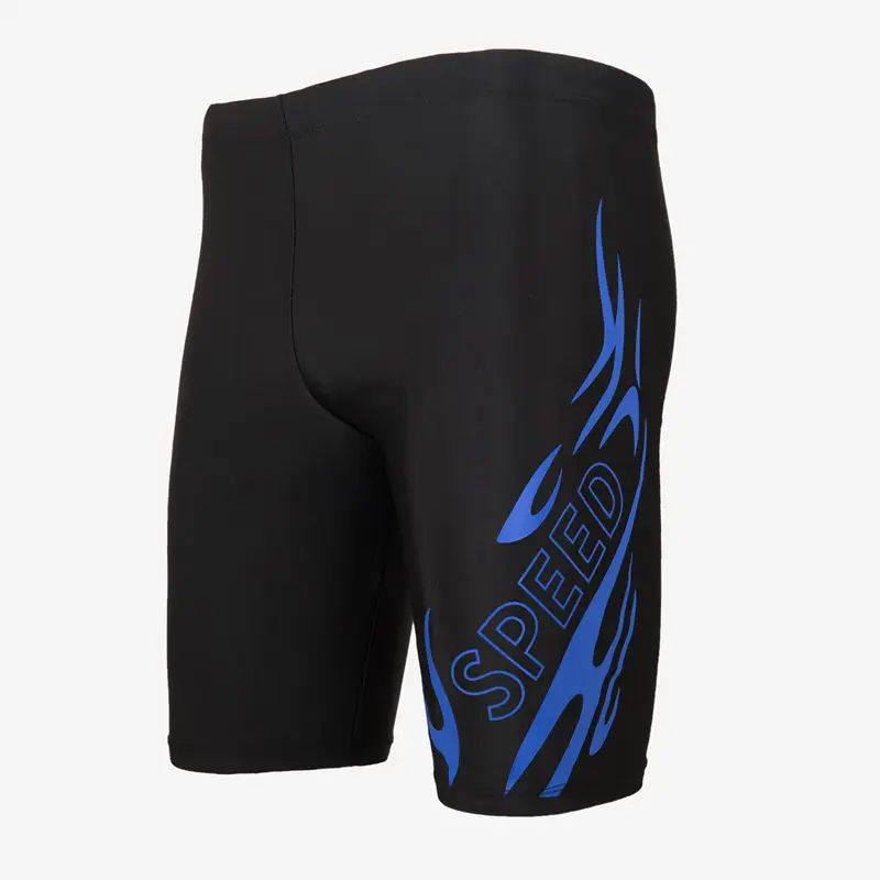 Swim Trunks Waterproof Quick Dry Bathing Suit Man Diving Long Swimsuit Boxer Briefs Gay Beach Shorts Wear