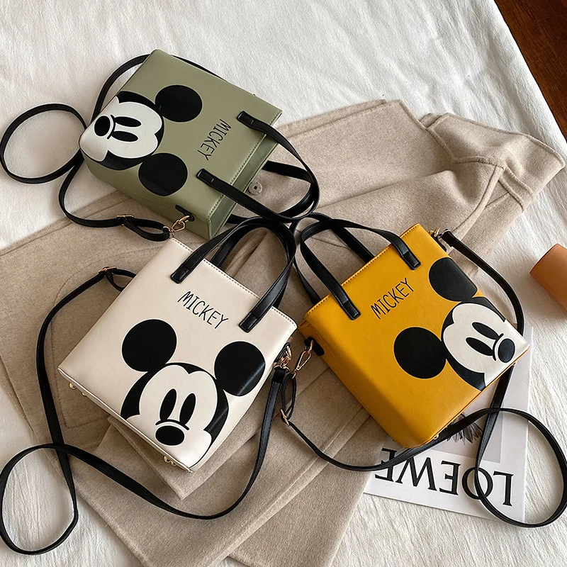 New Disney Backpack Women Cartoon Mickey Mouse PU Handbag Girl Woman Fashion Shoulder Cross-Body Gift Toys | Игрушки и хобби