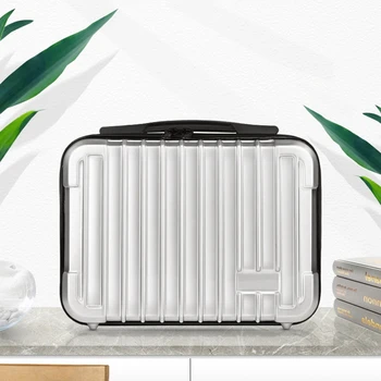 

Portable Storage Bag for Hypervolt Hard Shell Protective Case Suitcase Waterproof Anti Shock Travel Carrying Box Silver