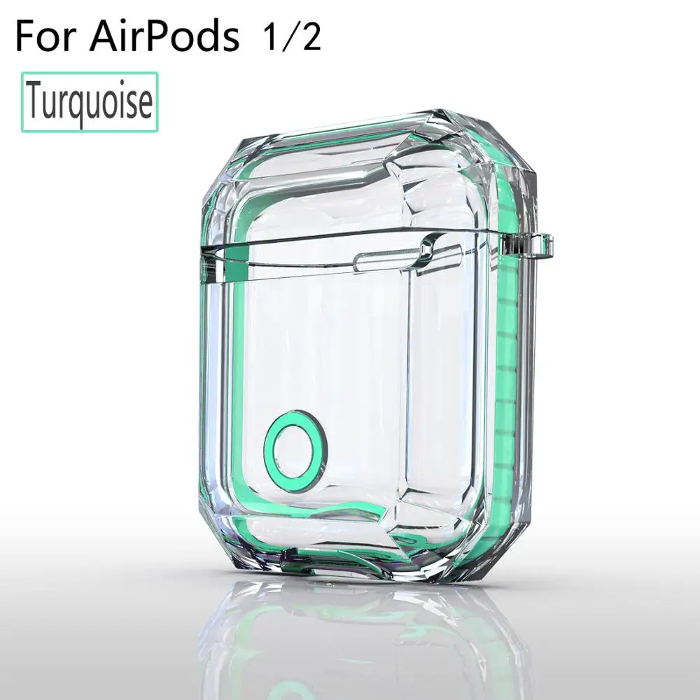 Прозрачный чехол для Airpods беспроводной наушников Чехлы AirPods bluetooth наушники Air Pod Box