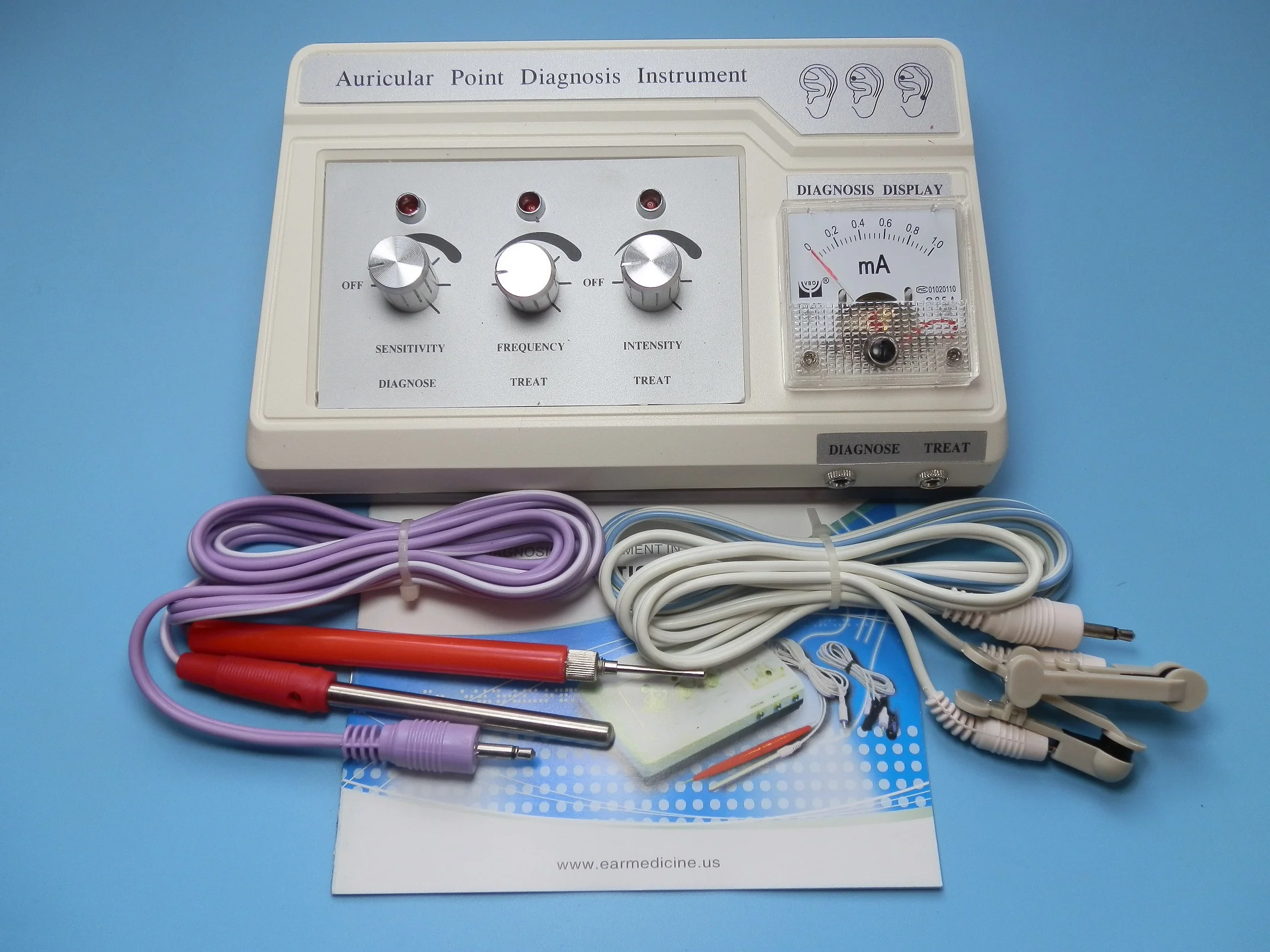 Ушной раковины Диагностика и аппарат для лечения диагностики акупунктурные