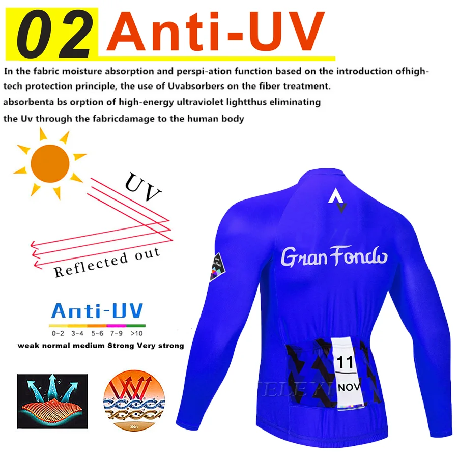 STRAVA winter thermal cycling jersey soft cloth Riding sport wear mtb bike winter cycling men's clothing pro team jerseys
