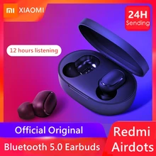 Xiaomi mi, Red mi AirDots TWS, беспроводные Bluetooth наушники, стерео, Bluetooth, 5,0 mi ni, гарнитура с mi c, наушники