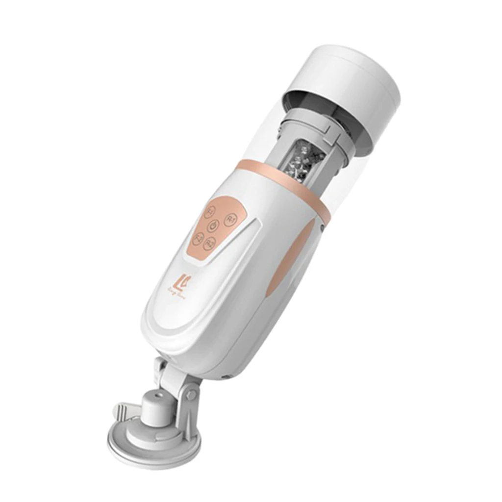 Men's Automatic Sucking Aircraft Cup Simulation Vagina Electric Thrusting Vibration Vibrating Clip Body Relax Massager Adult Toy