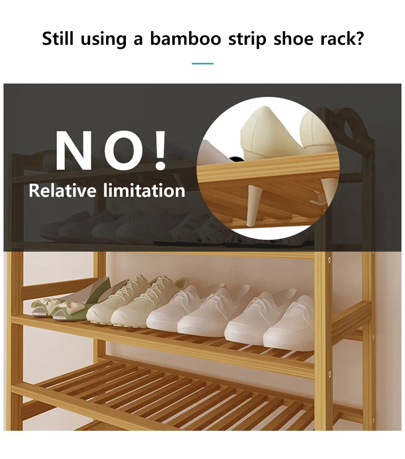 Простая подставка для обуви популярная бамбуковая сборка обувного шкафа специальные синие сапоги кофейного цвета Органайзер полка для ванной двери гостиной