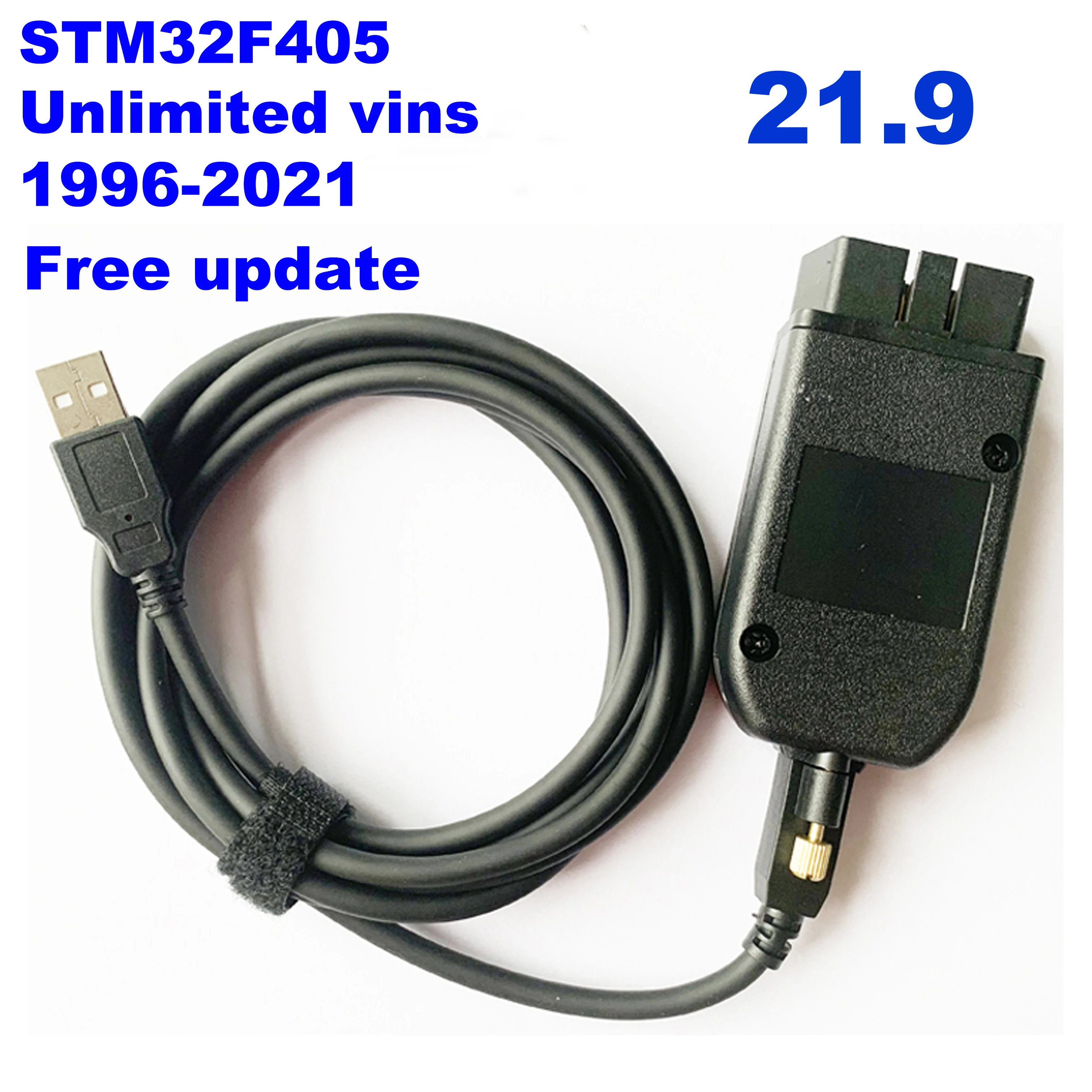2021 OBDII Cable 21.9 interface HEX V2 USB Interface FOR VW AUDI Skoda Seat Really hex-v2 Supports CAN and UDS protocols |