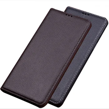 

Top grade cowhide leather phone case stand funda for Xiaomi Redmi Note 9S magnetic phone bag for Xiaomi Redmi Note 9 case cover