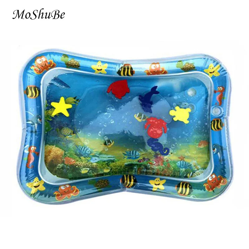 

Baby Water Play Mat 2019 Summer Kids Inflatable Funny Time Playmat Toddler for Baby Fun Activity Play Center Toys for Children