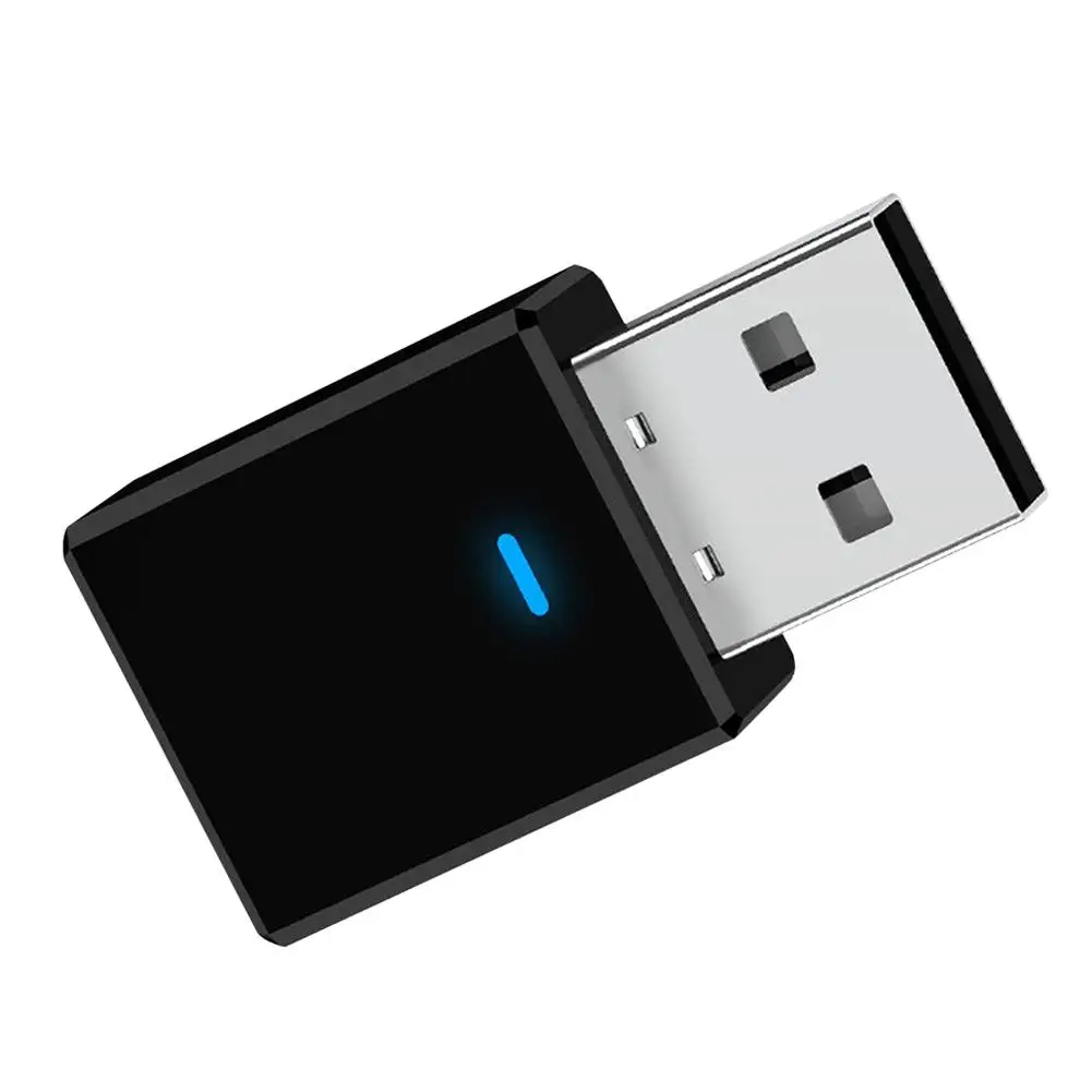 Включающим в себя гарнитуру блютус и флеш-накопитель USB передатчик приемник 2-в-1 Беспроводной аудио адаптер Bluetooth 5,0 приемник для ТВ компьютерной музыки автомобиля SD