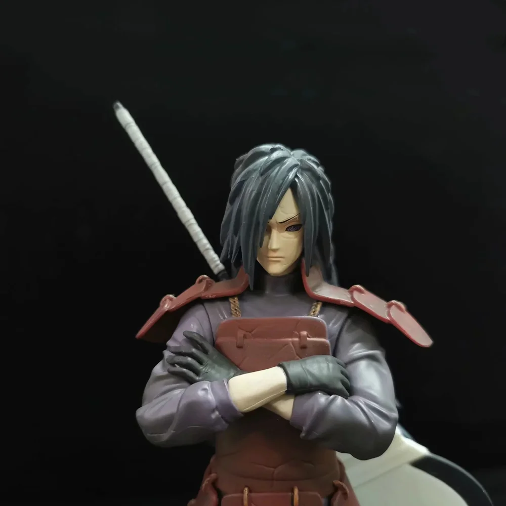 Аниме фигурки Наруто Uchiha Madara ПВХ игрушки Shippuden статуя 32 см Uchiwa Sasuke модель экшн Figma