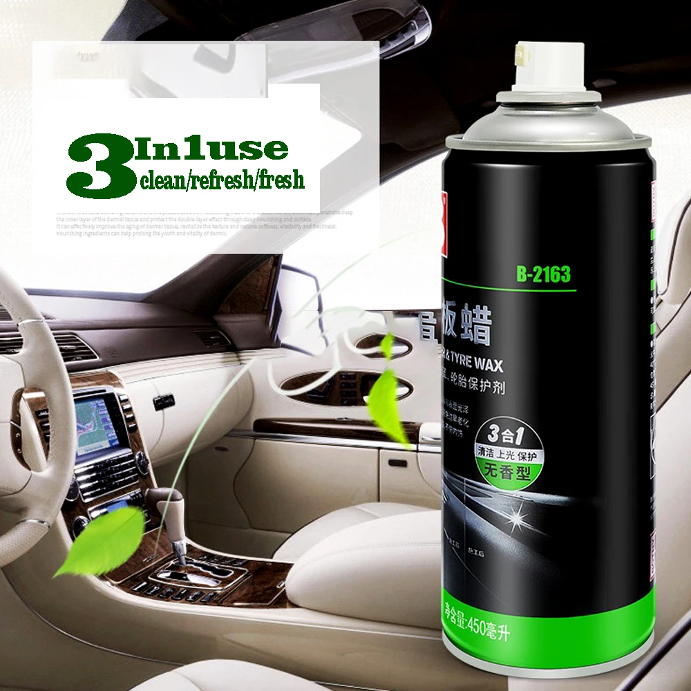 

450ml Plastic Parts Wax Instrument Panel Retreading Agent Automotive Coating Paste Maintenance Agent Interior Auto Plastic Renov