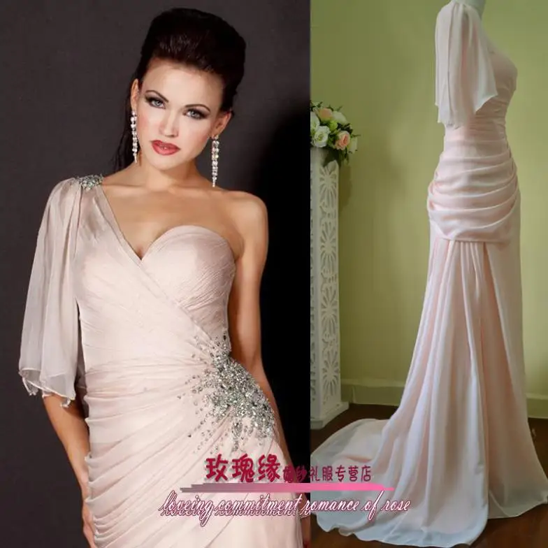 Одно украшение для плеч, vestido de noiva, официальное, длина до пола, украшенное кристаллами, для банкета, vestido de noiva, платья подружек невесты
