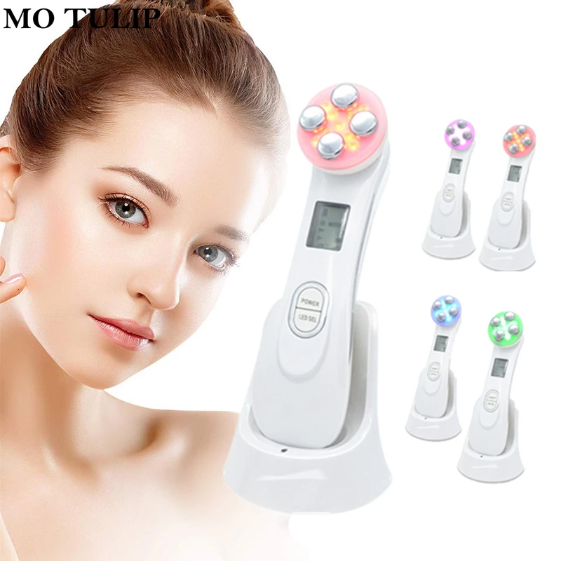 

5 in1 RF&EMS Radio Mesotherapy Electroporation Face Beauty Pen Radio Frequency LED Photon Face Skin Rejuvenation Remover Wrinkle