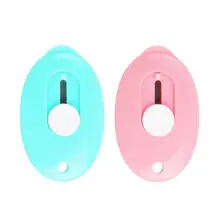 Портативный Овальный Мини-аппарат для резки бумаги выдвижной нож открытая коробка ручной работы DIY инструмент