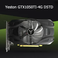 Yeston GTX1050Ti-4G D5 TD Graphics Card 1291/1392MHz 4G/128bit/GDDR5 DP + HDMI-Compatible + DVI-D Gaming Working