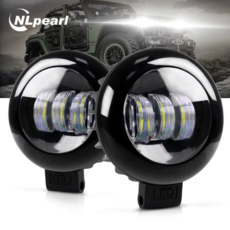 

Nlpearl Light Bar/Work Light 6D Lens 5 Inch 30W Led Light Bar for 4x4 Offroad ATV SUV Trucks Spot Fog light Driving Lights 12V