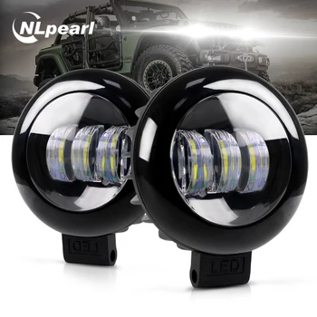 

Nlpearl Light Bar/Work Light 6D Lens 5 Inch 30W Led Light Bar for 4x4 Offroad ATV SUV Trucks Spot Fog light Driving Lights 12V