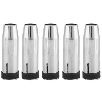 

GTBL 5Pcs Gas Nozzle Replacement Parts for MB 24KD MIG Welding Torch