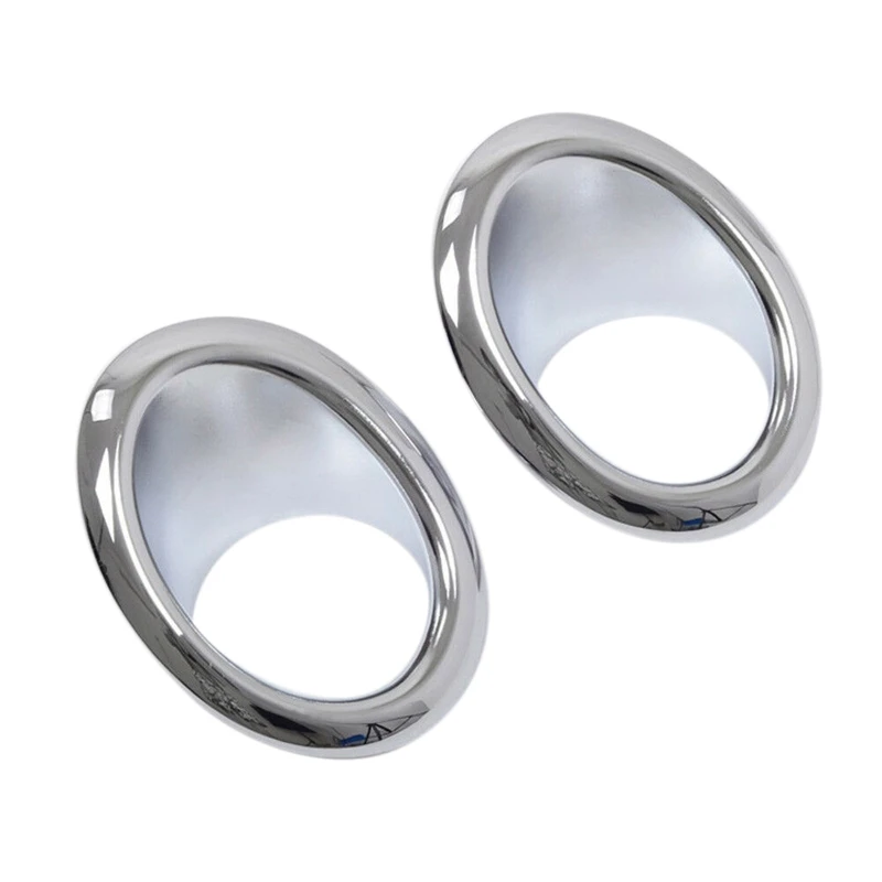 

For Nissan X-Trail T31 2011 2012 2013 Chrome Front Fog Light Lamp Cover Trim Foglight Molding Garnish Bezel Protector Decoration