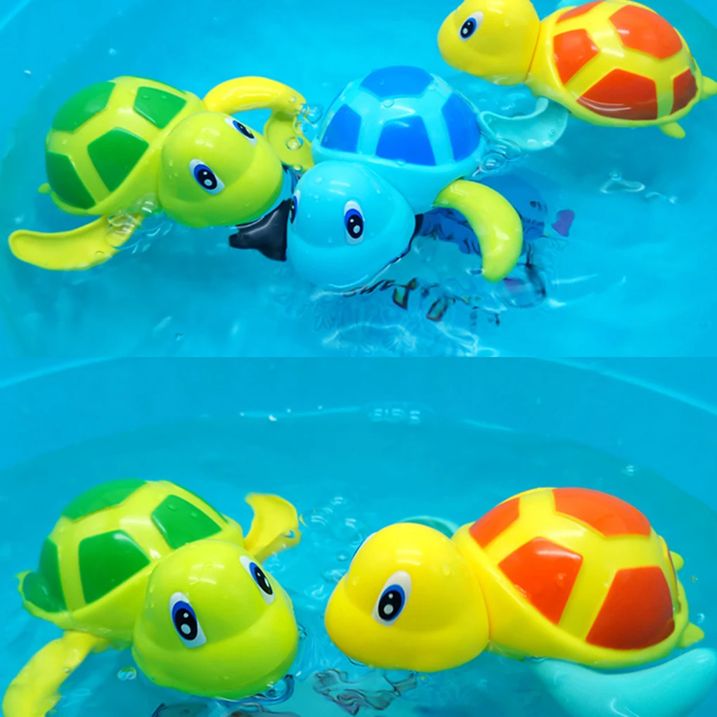 Детские Игрушки для ванны с мультяшным дизайном Sealife Wind-up для мальчиков и девочек, игрушки для купания