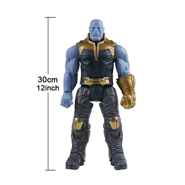 30cm Marvel Avengers Toys Thanos Hulk Buster Iron Man Captain America Thor Wolverine Black Panther Action Figure Dolls 4