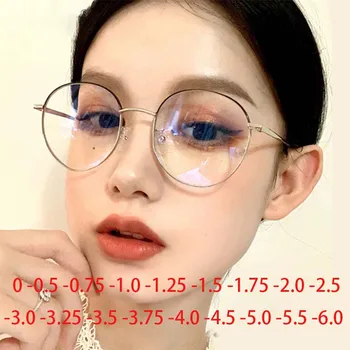 Owalne okulary korekcyjne z antyrefleksem – delikatne, metalowe cienkie ramki