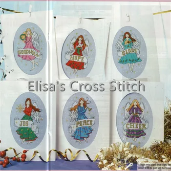 

CD306 14ct DIY Invitation Greeting Card Special Popular Full Set CrossStitch Greeting Card Birthday Christmas Angel