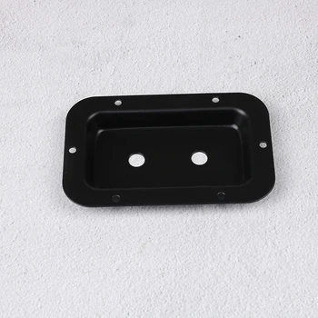 

Recessed Steel 1/4" Headphone Jack Plate RCA Binding Post Board Dish Black 1PC