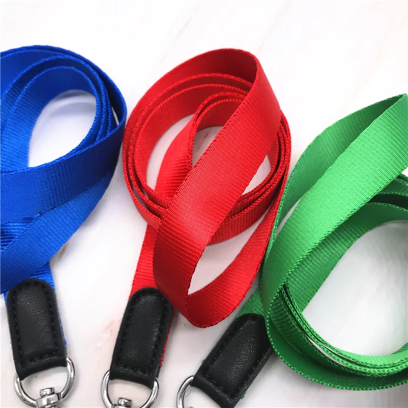 Новинка высококачественные однотонные ремешки на шею с ярлыком запястье защитой