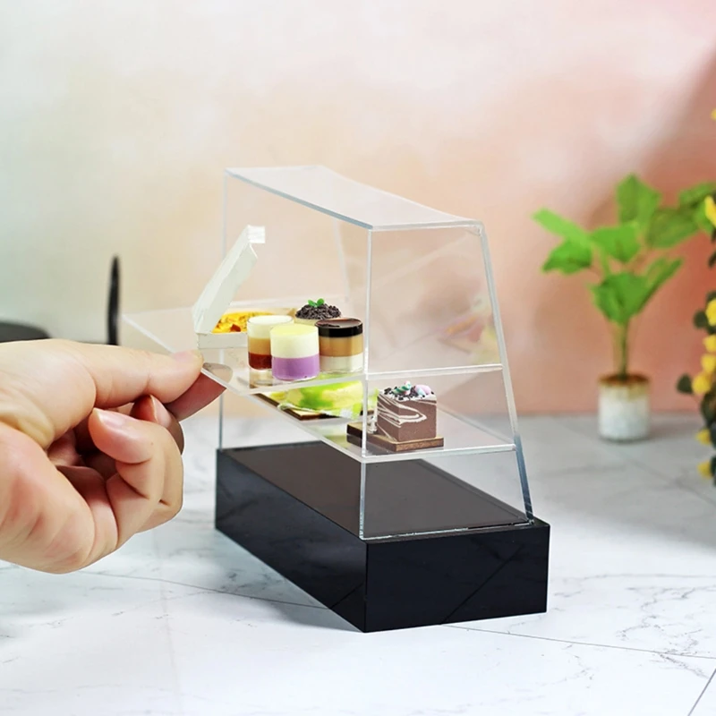 1:12/1:6 škála domeček pro panenky miniaturní krám krám pokoj pryskyřice displej pekárna dort skříň shelving handcraft domeček pro panenky