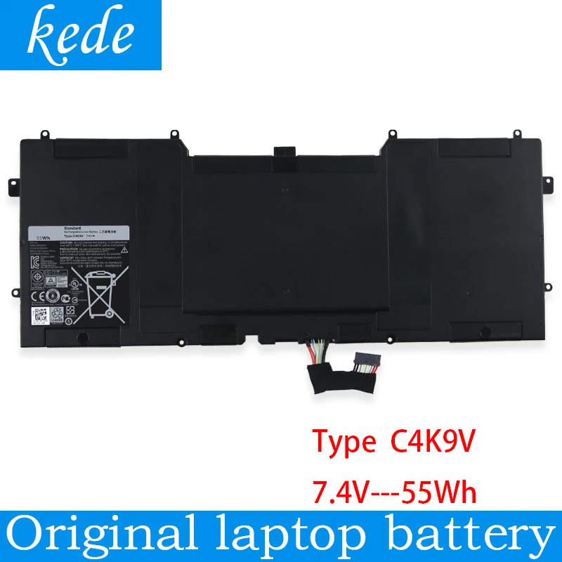 Kede Оригинальный аккумулятор для ноутбука C4K9V Dell XPS 12 13 9Q33 9333 L221x 13-L322X 12D-1708 ноутбук
