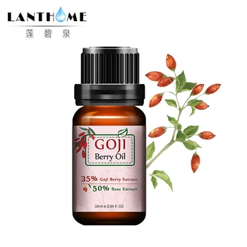 

10ml Hyaluronic Acid Goji Berry Essential Oil Anti Wrinkle Anti Aging Rose Flavor Berry Goji Lifting Facial Cream Face Serum