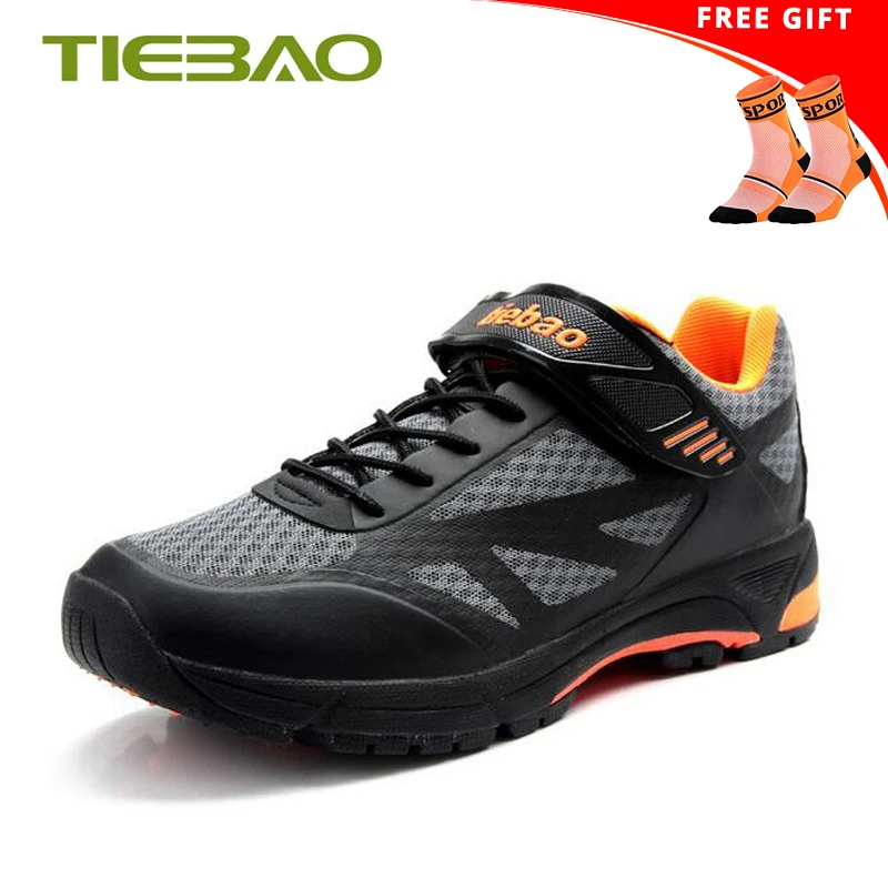 

Tiebao MTB Cycling Shoes Men Women Athletic Mountain Bike Sneakers Self-locking Breathable Outdoor Sports Triathlon Racing Shoes